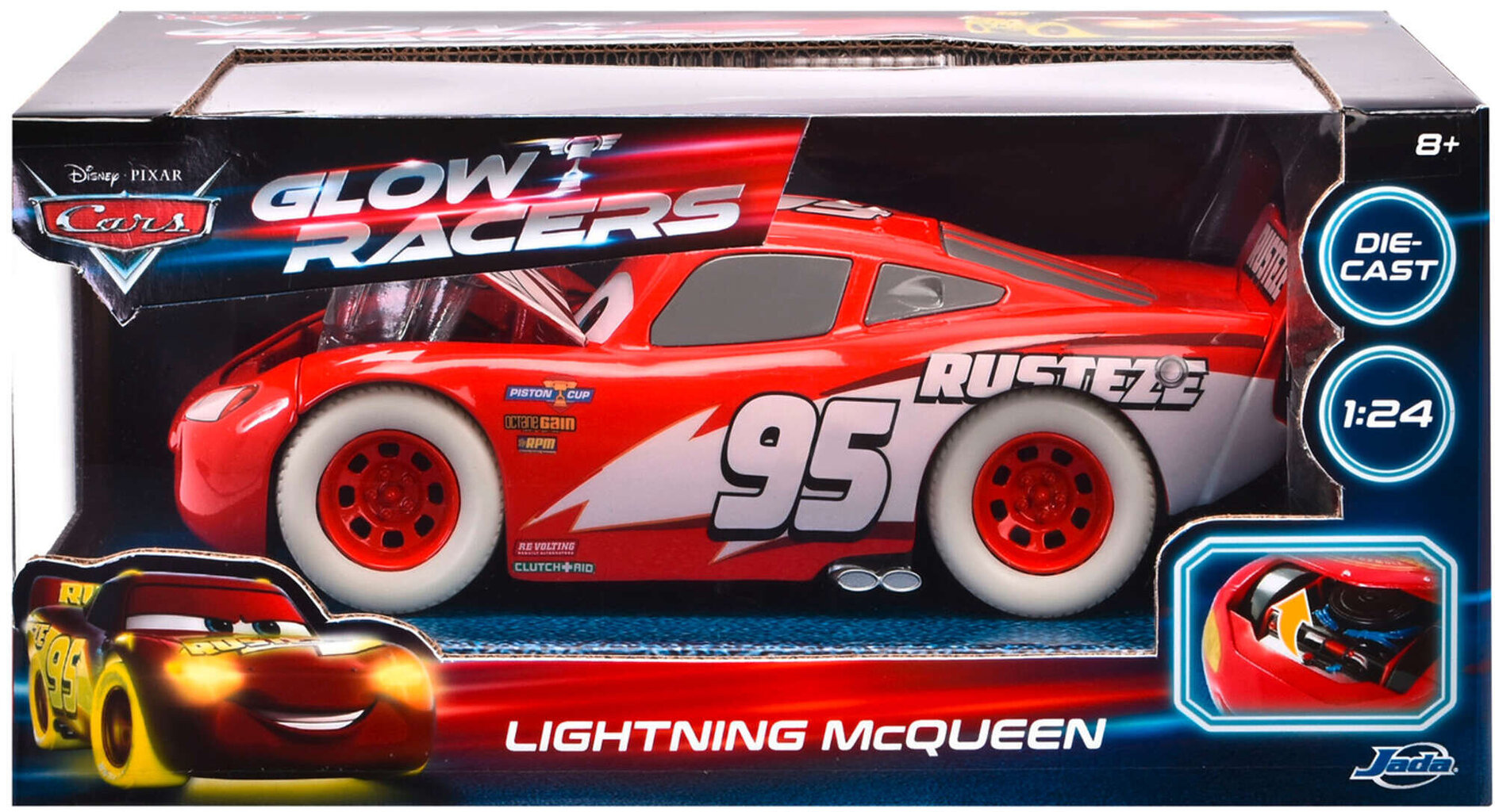 Autod metallist helendav Jada Lightning McQueen hind ja info | Mänguasjad poistele | hansapost.ee