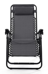 Garden Lounger Zero Gravity, 94x14x65.5cm, Grey, Textile цена и информация | Садовые стулья, кресла, пуфы | hansapost.ee