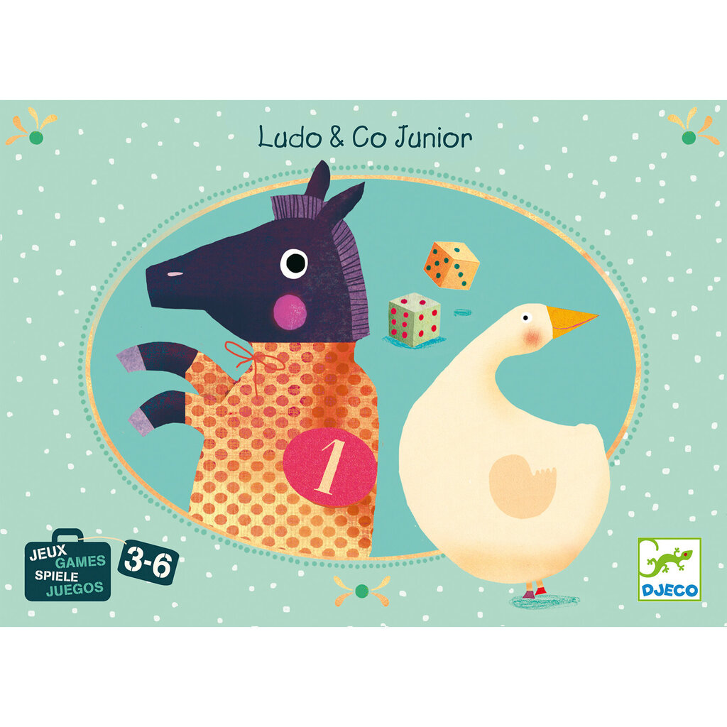 Lauamängukomplekt Djeco Ludo ja Goose DJ05226 price and information | Lauamängud ja mõistatused perele | hansapost.ee