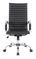 Swivel Office Armchair David Black, Tilt, 54x61.5x105.5/115.5cm, Pu, Base цена и информация | Офисные кресла | hansapost.ee