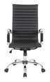 Swivel Office Armchair David Black, Tilt, 54x61.5x105.5/115.5cm, Pu, Base