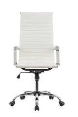 Swivel office armchair David, 54x61.5x105.5/115.5cm, Tilt, White hind ja info | Kontoritoolid | hansapost.ee