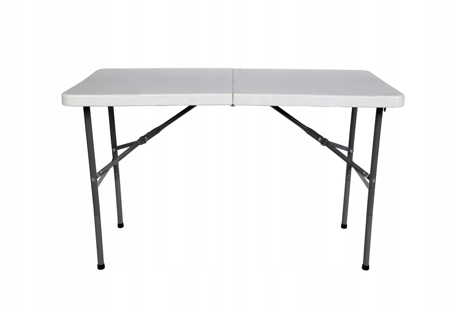 Folding catering table suitcase 122 cm white цена и информация | Köögilauad, söögilauad | hansapost.ee