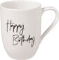 Tasside komplekt Villeroy & Boch Statement Happy Birthday, 2-osaline, 280 ml hind ja info | Klaasid, kruusid ja kannud | hansapost.ee