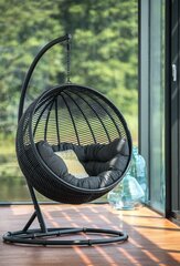 Вращающееся кресло Cocoon De Luxe, черное цена и информация |  Садовые стулья, кресла, пуфы | hansapost.ee