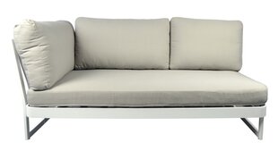 Уличный диван, бежевый/белый цвет цена и информация |  Садовые стулья, кресла, пуфы | hansapost.ee