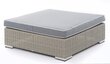 FOOTREST CLOUD 100X100X33 BRIGHT GREY PILLOW GREY цена и информация | Kott-toolid, tumbad, järid | hansapost.ee