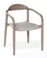 CHAIR JAVI 57X51X76CM ACACIA BRUSHED GRAY, BEIGE STRING цена и информация | Aiatoolid, rõdutoolid | hansapost.ee