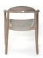 CHAIR JAVI 57X51X76CM ACACIA BRUSHED GRAY, BEIGE STRING цена и информация | Aiatoolid, rõdutoolid | hansapost.ee