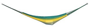 LAYING HAMMOCK ALICANTE 200X100CM BLUE GREEN YELLOW цена и информация | Гамаки | hansapost.ee