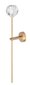 WALL LAMP PRISM LONG 16X13X71CM STEEL BRASS CRYSTAL hind ja info | Seinavalgustid | hansapost.ee