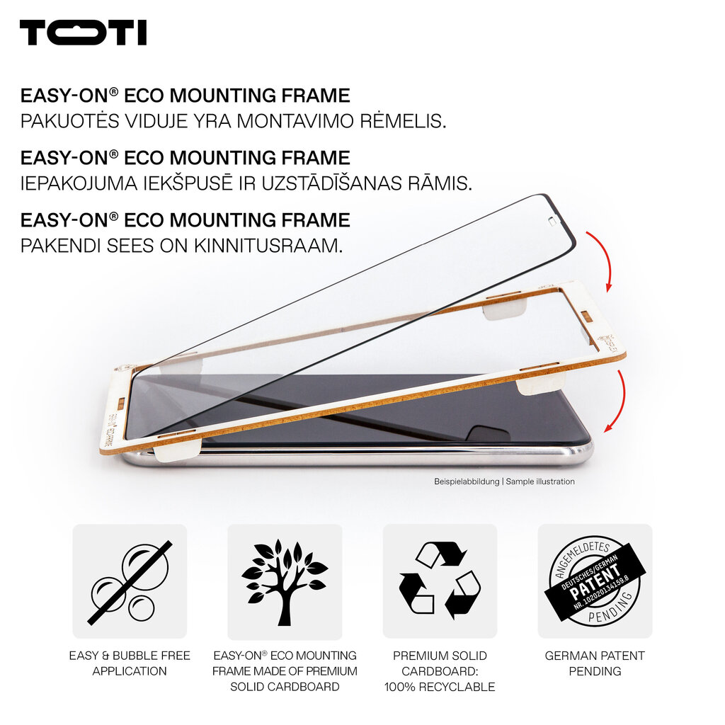 TOTI 3D Iphone 14 Pro Max цена и информация | Ekraani kaitseklaasid ja kaitsekiled | hansapost.ee