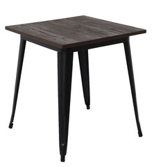 Стол, коричневый/черный цена и информация | Кухонные и обеденные столы | hansapost.ee