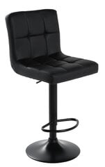 Барный стул Kappa, черный цена и информация | Стулья для кухни и столовой | hansapost.ee