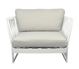 Кресло Sue, белый/бежевый цвет цена и информация |  Садовые стулья, кресла, пуфы | hansapost.ee