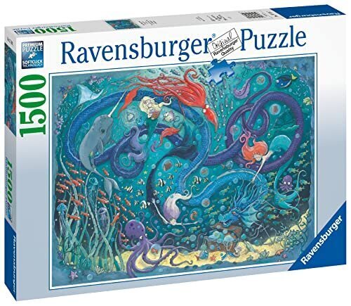 Pusle Ravensburger Puzzle Mermaids, 1500 tk hind ja info | Pusled lastele ja täiskasvanutele | hansapost.ee