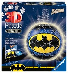 Ravensburger Round 72 штуки освещены 11080 3D головоломка Ночной свет Бэтмен цена и информация | Игрушки для мальчиков | hansapost.ee