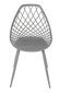 Joy Chair, 48.5x55x47/83.5cm, Pp, Metal Gray Legs цена и информация | Köögitoolid, söögitoolid | hansapost.ee