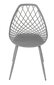 Joy Chair, 48.5x55x47/83.5cm, Pp, Metal Gray Legs hind ja info | Köögitoolid, söögitoolid | hansapost.ee