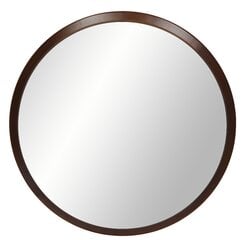 Зеркало Miloo Home Haya, коричневое цена и информация | Подвесные зеркала | hansapost.ee