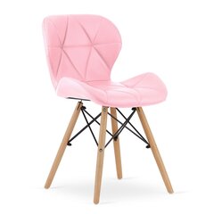 Набор из 2 стульев Lago, розовый цена и информация | Стулья для кухни и столовой | hansapost.ee