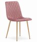 2-tooli komplekt Turin, roosa hind ja info | Köögitoolid, söögitoolid | hansapost.ee