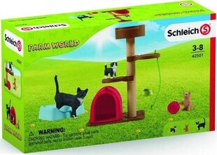 Котята с игровыми аксессуарами Farm World Schleich, 42501 цена и информация | Игрушки для девочек | hansapost.ee
