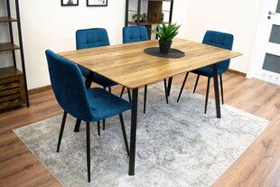 Комплект из 2 стульев Kara, синий цена и информация | Стулья для кухни и столовой | hansapost.ee