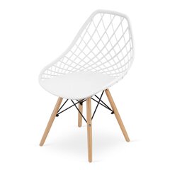 2-tooli komplekt Sakai, valge/pruun hind ja info | Muf-Art Mööbel ja sisustuskaubad | hansapost.ee