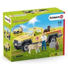 Ветеринарная машина на ферме World World Schleich цена и информация | Игрушки для девочек | hansapost.ee