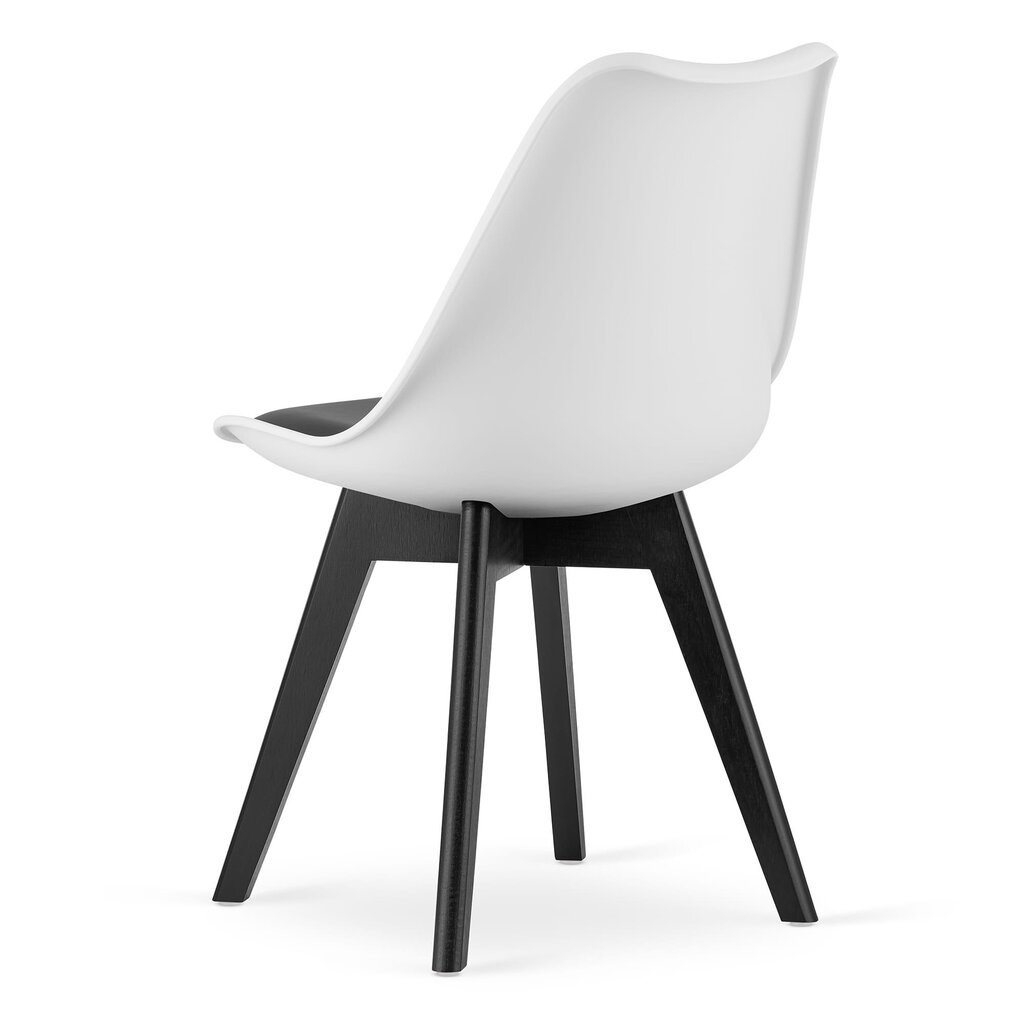 3-tooli komplekt Mark, must/valge hind ja info | Köögitoolid, söögitoolid | hansapost.ee