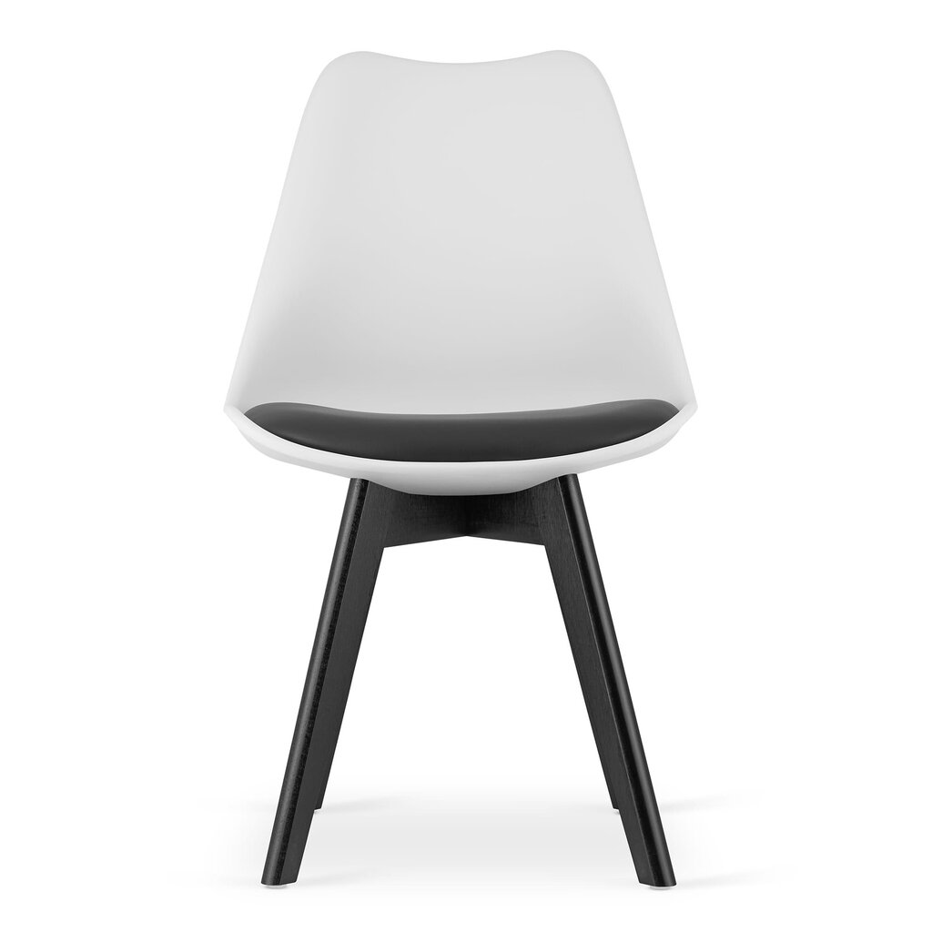 3-tooli komplekt Mark, must/valge hind ja info | Köögitoolid, söögitoolid | hansapost.ee