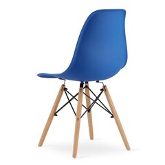 Комплект из 2 стульев Osaka, синий/коричневый цена и информация | Стулья для кухни и столовой | hansapost.ee