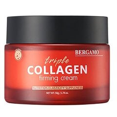 Pinguldav näokreem Bergamo Triple Collagen Firming, 50 g. hind ja info | Bergamo Parfüümid, lõhnad ja kosmeetika | hansapost.ee