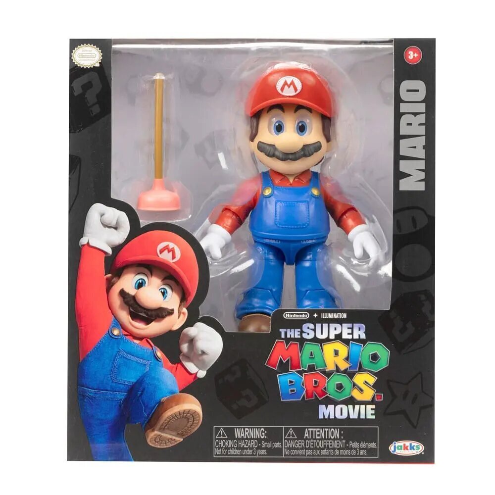 Otse „Super Mario Bros. Movie” on see ametlikult litsentseeritud tegevus näitaja. See on u. 13 cm pikk ja kaasas tarvikud blisterpakendis. цена и информация | Mänguasjad poistele | hansapost.ee
