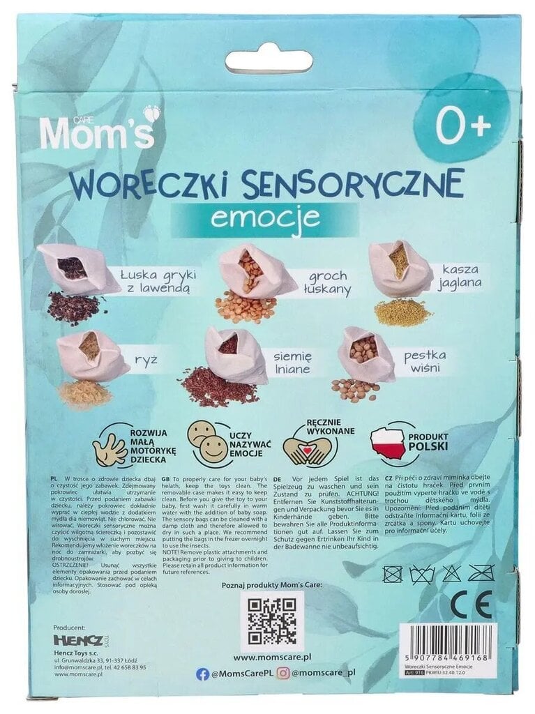 Sensoorsete kottide komplekt lastele Mom's Care Emotion hind ja info | Beebide mänguasjad | hansapost.ee