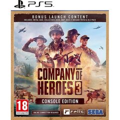 Company of Heroes 3, PlayStation 5 hind ja info | sega Mängukonsoolid ja tarvikud | hansapost.ee