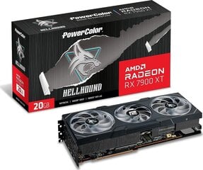 PowerColor Hellhound AMD Radeon RX 7900 XT (RX 7900 XT 20G-L/OC) hind ja info | Videokaardid | hansapost.ee