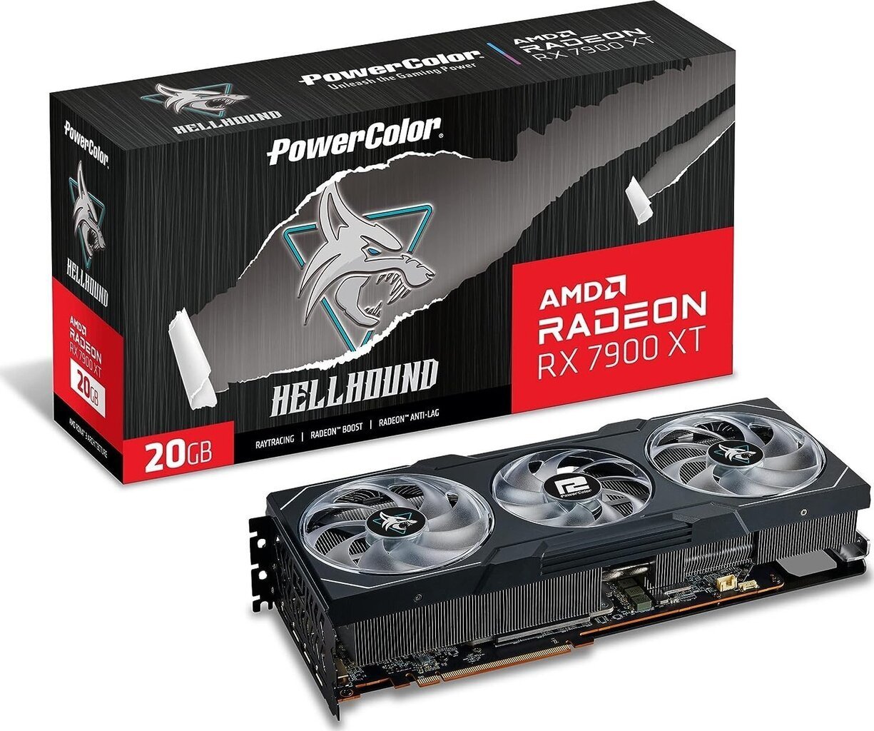PowerColor Hellhound AMD Radeon RX 7900 XT (RX 7900 XT 20G-L/OC) цена и информация | Videokaardid | hansapost.ee
