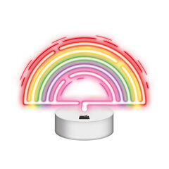 Neoondekoor alusel LED RAINBOW kirju NNE09 цена и информация | Настольная лампа | hansapost.ee