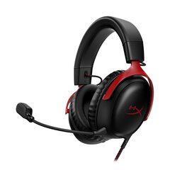 HyperX Cloud III красный/черный проводные наушники 7.1 | USB/3.5мм цена и информация | Наушники | hansapost.ee