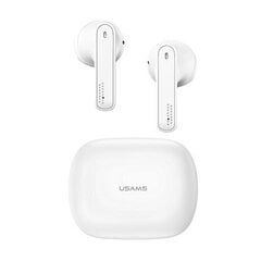 USAMS Słuchawki Bluetooth 5.0 TWS SM series bezprzewodowe biały|white BHUSM01 (US-SM001) цена и информация | Наушники | hansapost.ee