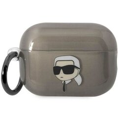 Karl Lagerfeld KKLAP2HNIKTCK Airpods Pro 2 cover black|black Ikonik Karl Lagerfeld цена и информация | Karl Lagerfeld Компьютерная техника | hansapost.ee