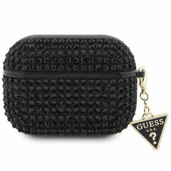 Guess GUA3HDGTPK AirPods 3 cover czarny|black Rhinestone Triangle Charm цена и информация | Наушники | hansapost.ee