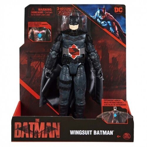 Spin Master - DC Batman Movie 30 Cm Wingsuit Batman With Features hind ja info | Mänguasjad poistele | hansapost.ee