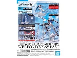 Kokkupandav mudel Bandai HG The Witch from Mercury Weapon Display Base, 1/144, 64255 hind ja info | Klotsid ja konstruktorid | hansapost.ee