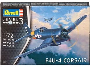 Revell - F4U-4 Corsair, 1/72, 03955 hind ja info | Klotsid ja konstruktorid | hansapost.ee