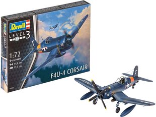 Revell - F4U-4 Corsair, 1/72, 03955 цена и информация | Конструкторы и кубики | hansapost.ee