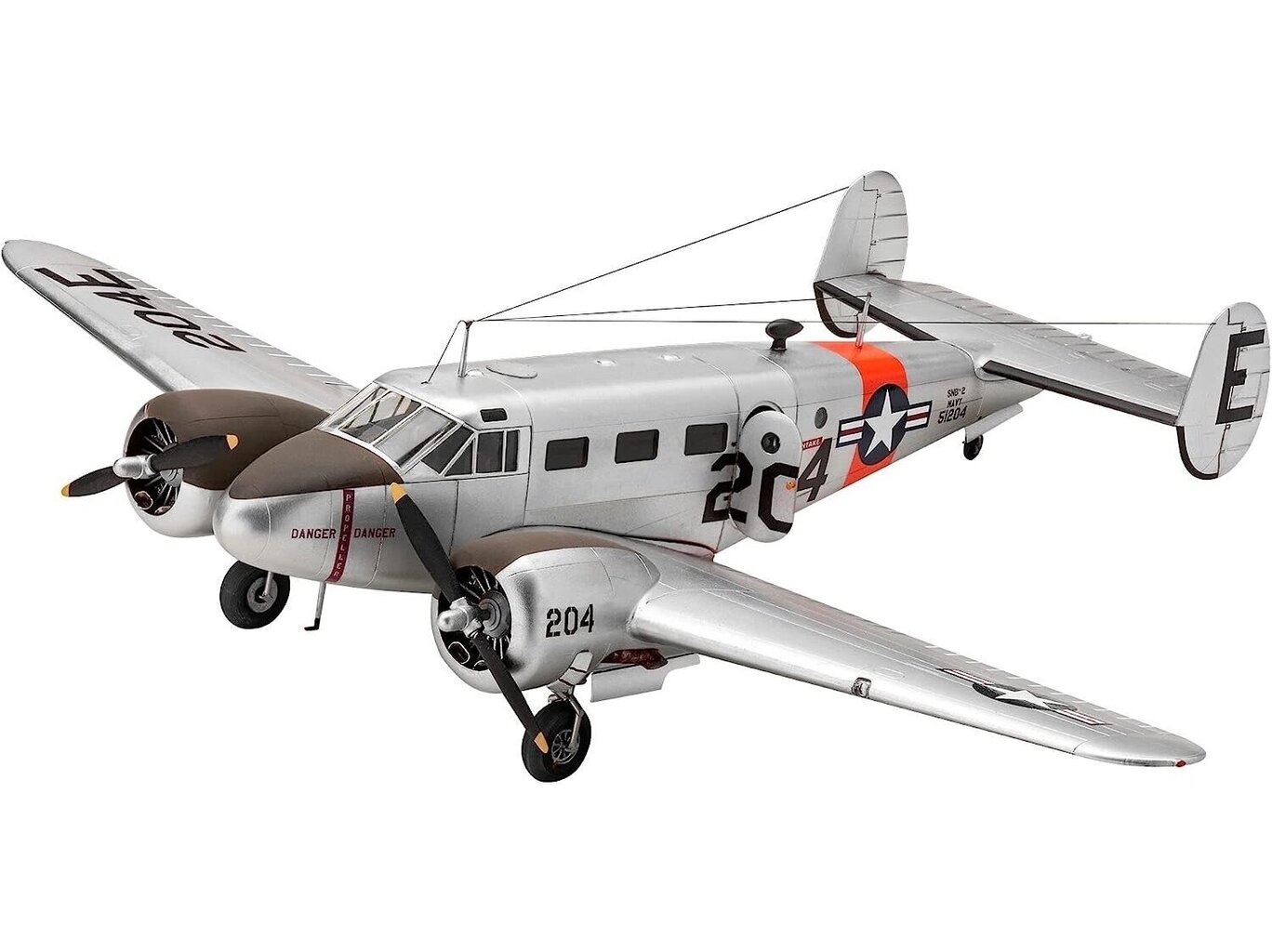 Revell - Beechcraft Model 18, 1/48, 03811 цена и информация | Klotsid ja konstruktorid | hansapost.ee