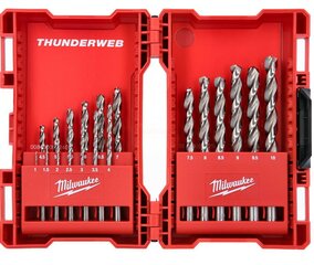 Metallipuuride komplekt Milwaukee Thunderweb DIN 338 - 19 osa цена и информация | Механические инструменты | hansapost.ee